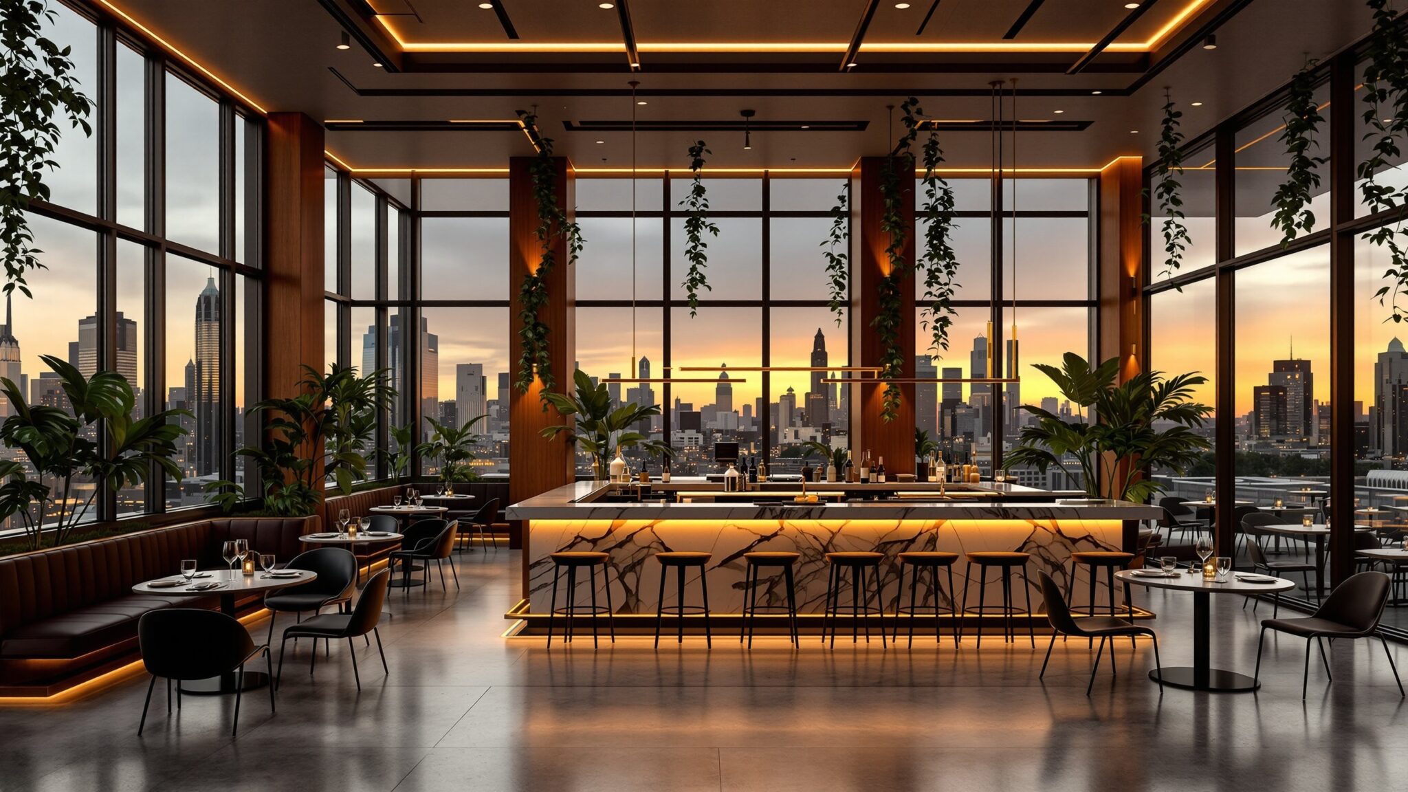 Modern Restaurant Interior Design Ideas That Attract More Customers ...