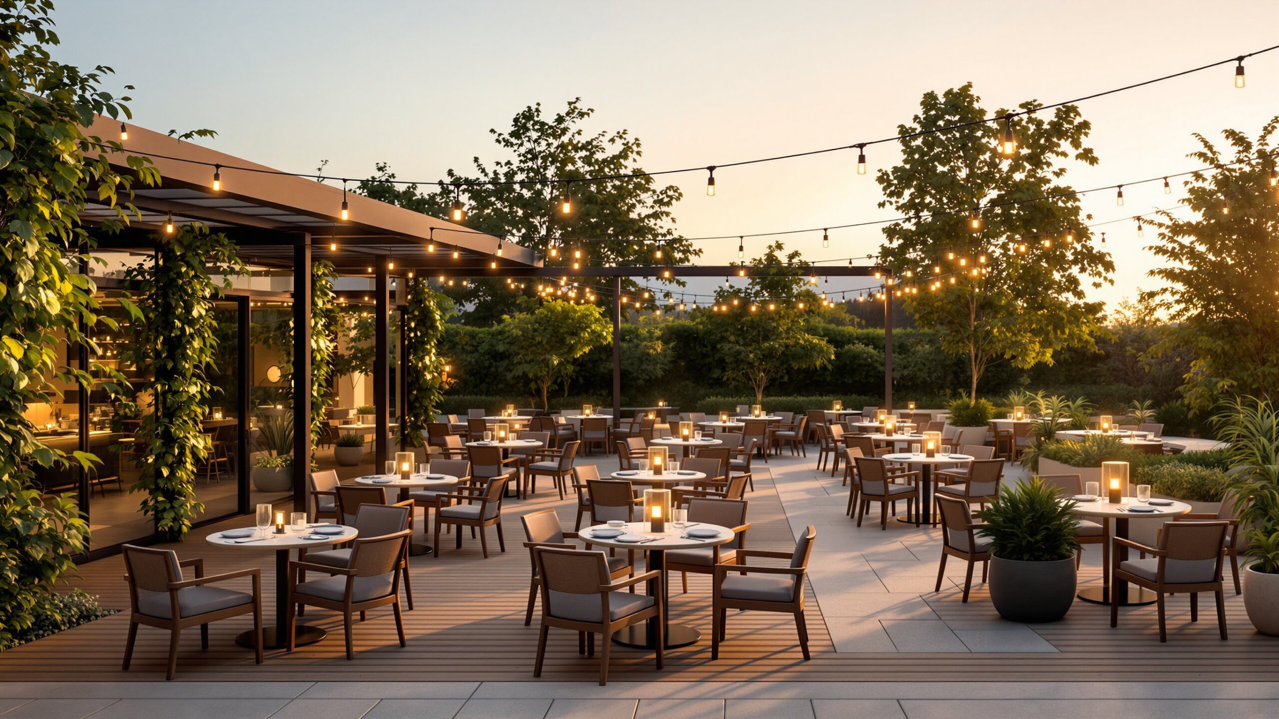 Restaurant Patio Design: Layout, Lighting & Weather Solutions